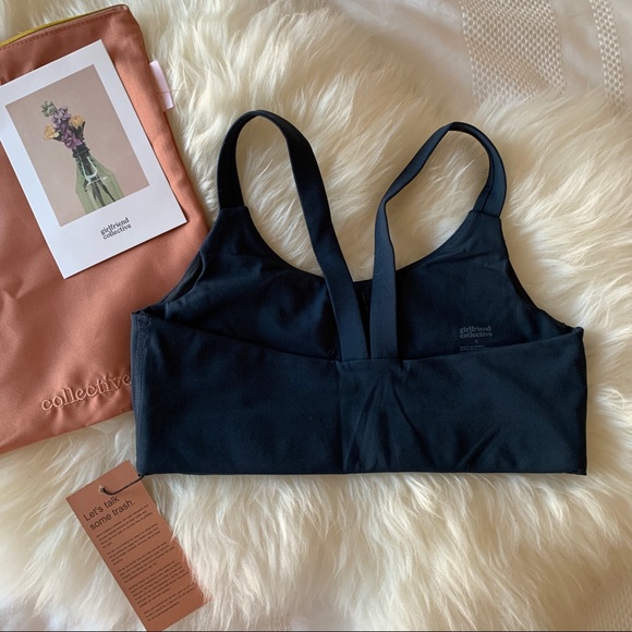❌SOLD❌ Girlfriend Collective || Lou Bra - Midnight - Picture 2 of 8